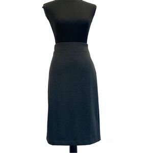 PHILOSOPHY dark charcoal gray stretchy pencil skirt Sz 10